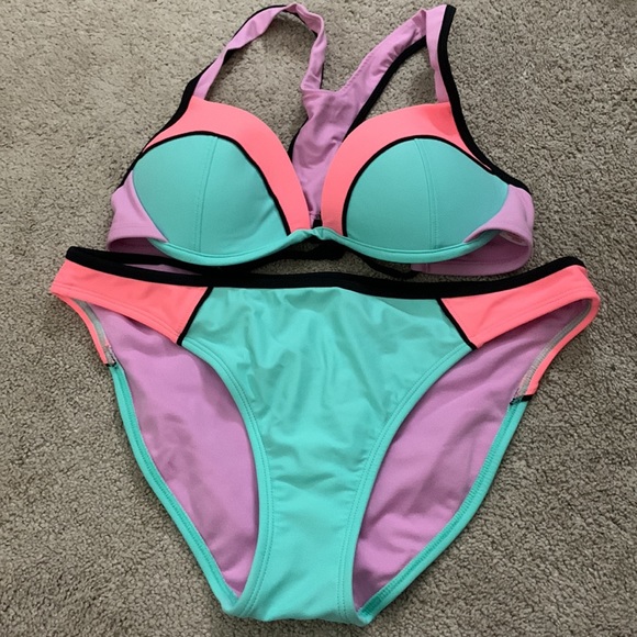 Neon bikini set - Picture 1 of 8